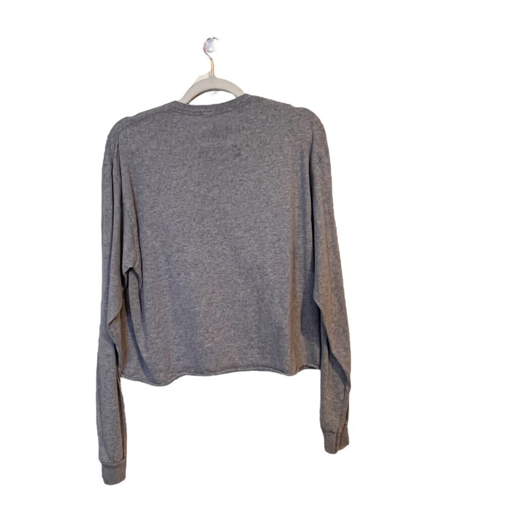 Stranger Things Long Sleeve Cropped Grey t-shirt - Picture 2 of 6